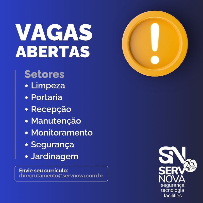 Aviso Vagas